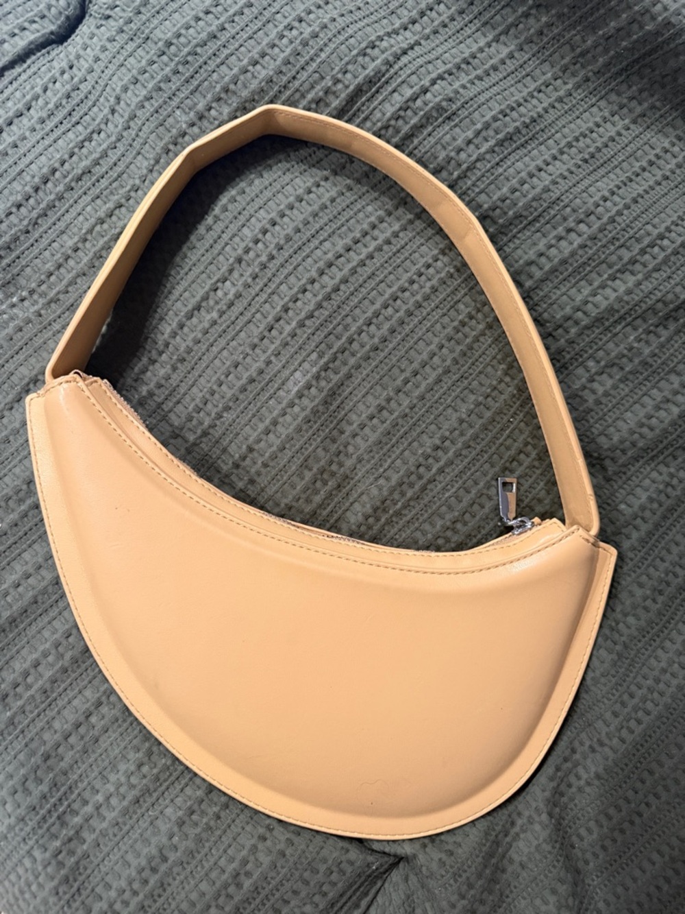 Madison West Crescent Shoulder Bag in Butter Yellow
